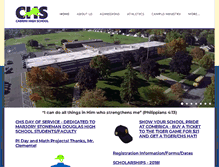 Tablet Screenshot of cabrinihighschool.org